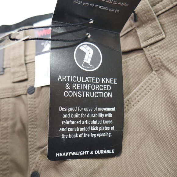 Wrangler Outdoor Reinforced Utility Outdoor Pants Men's Size 40x34 Durable NWT - Picture 8 of 10